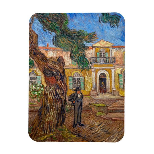 Magnet Flexible Vincent Van Gogh - Asile Saint-Paul à Saint-Remy (Vertical)