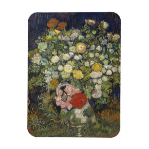 Magnet Flexible Vincent Van Gogh   Bouquet of Flowers dans un vase