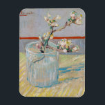 Magnet Flexible Vincent van Gogh - Branche d'amandes en verre<br><div class="desc">Bouchon d'amande fleurie dans un verre / Branche d'amande florissante dans un verre - Vincent van Gogh,  Huile sur toile,  1888</div>