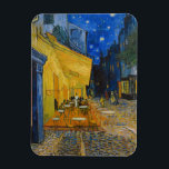 Magnet Flexible Vincent van Gogh - Café Terrasse en soirée<br><div class="desc">Café Terrasse sur la Place du Forum à la Nuit - Vincent van Gogh,  1888</div>