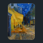 Magnet Flexible Vincent van Gogh - Café Terrasse en soirée<br><div class="desc">Café Terrasse sur la Place du Forum à la Nuit - Vincent van Gogh,  1888</div>