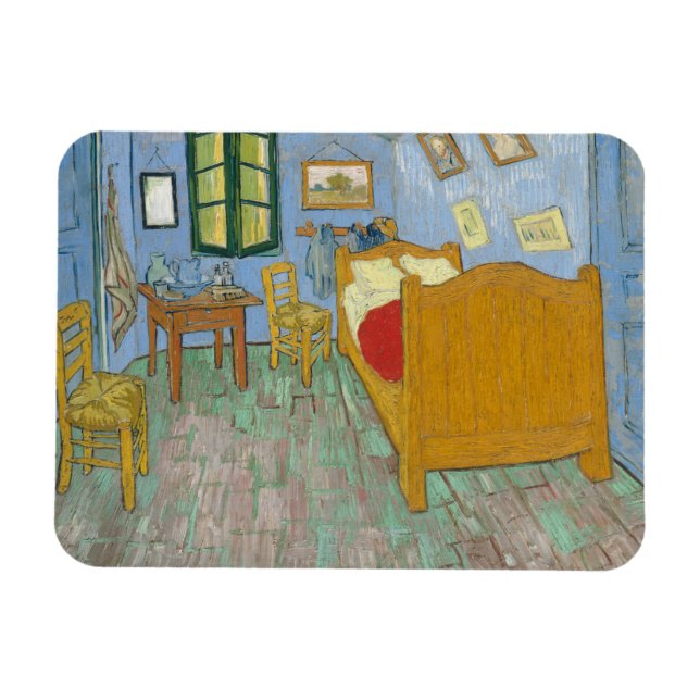 Magnet Flexible Vincent Van Gogh, Chambre à coucher à Arles, 2ème  (Horizontal)