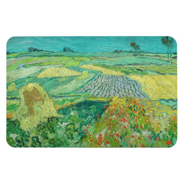 Magnet Flexible Vincent van Gogh - Champs de blé près d'Auvers (Horizontal)