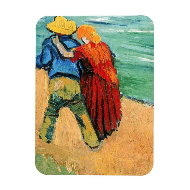 Magnet Flexible Vincent van Gogh - Deux amoureux (Vertical)