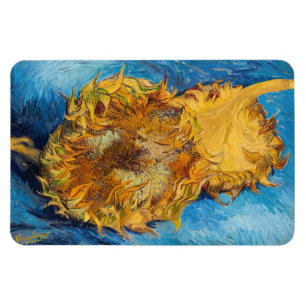 Magnet Flexible Vincent van Gogh - Deux tournesols coupés