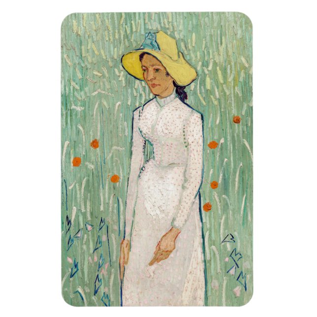 Magnet Flexible Vincent van Gogh - Fille en blanc (Vertical)