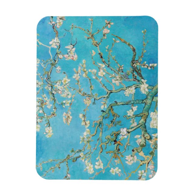 Magnet Flexible Vincent van Gogh Floraison des amandiers, (Vertical)