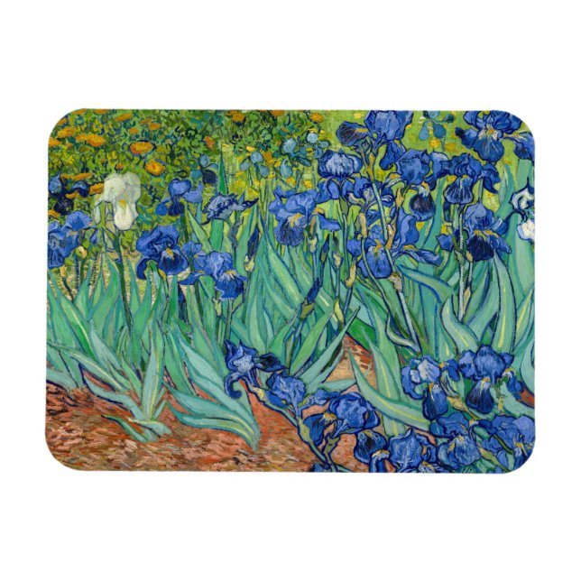 Magnet Flexible Vincent Van Gogh - Iris (Horizontal)