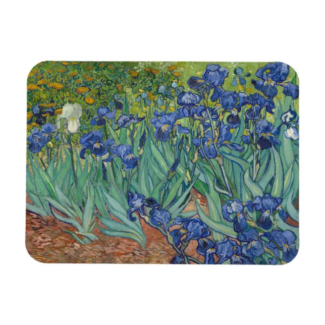 Magnet Flexible Vincent Van Gogh, Irises, Les Iris (Horizontal)