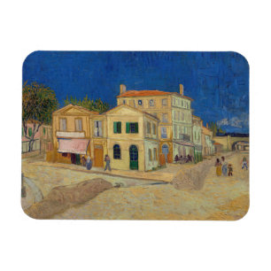 Magnet Flexible Vincent van Gogh - La Maison Jaune / La Rue