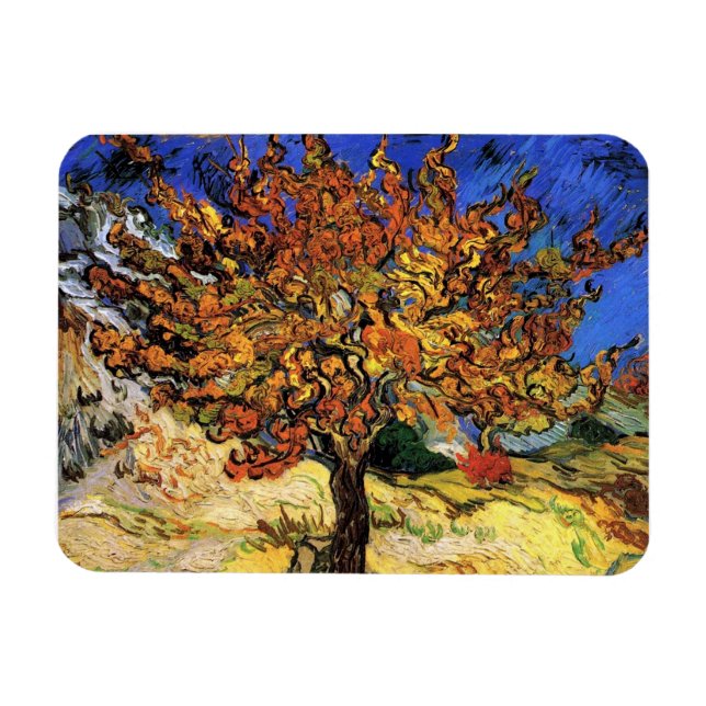 Magnet Flexible Vincent Van Gogh - Le Mûrier Beaux-Arts (Horizontal)