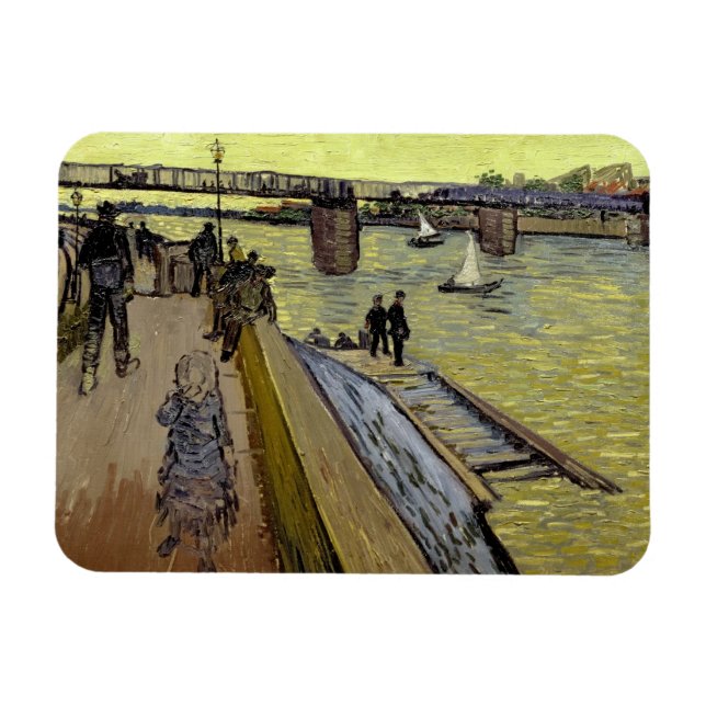 Magnet Flexible Vincent van Gogh | Le Pont de Trinquetaille (Horizontal)