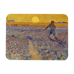 Magnet Flexible Vincent van Gogh - Le Semeur au soleil couchant
