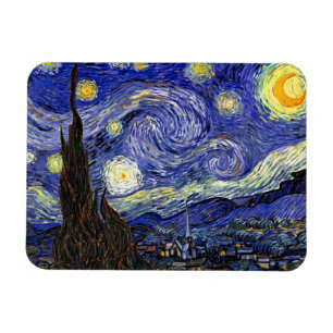 Magnet Flexible Vincent Van Gogh - Le Starry Night Fine Art