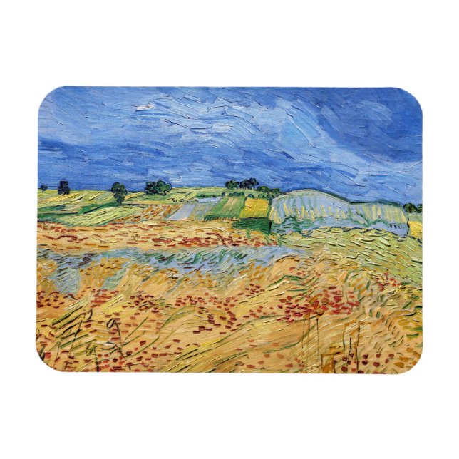 Magnet Flexible Vincent van Gogh - Les champs / Plaine à Auvers (Horizontal)