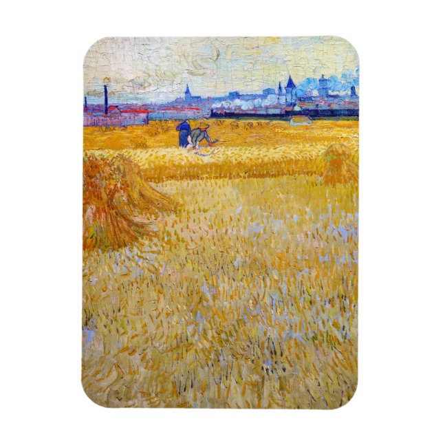 Magnet Flexible Vincent van Gogh - Les Moissonneurs (Vertical)