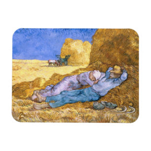 Magnet Flexible Vincent van Gogh Midi, La Siesta, après Millet