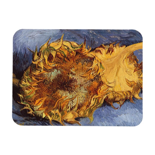 Magnet Flexible Vincent van Gogh - Nature morte : Deux tournesols  (Horizontal)