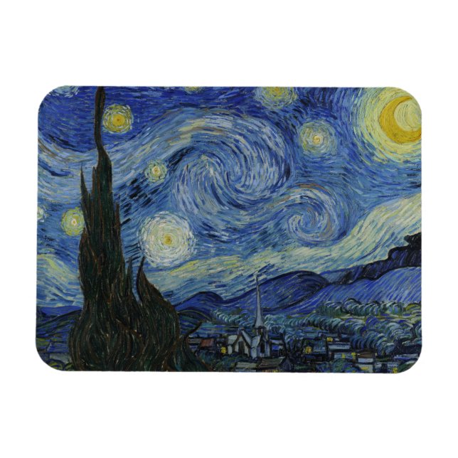 Magnet Flexible Vincent van Gogh - Nuit étoilée (Horizontal)