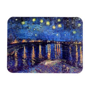 Magnet Flexible Vincent Van Gogh - Nuit étoilée sur le Rhône