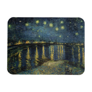 Magnet Flexible Vincent van Gogh Nuit étoilée sur le Rhône