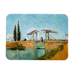 Magnet Flexible Vincent van Gogh - Pont Langlois à Arles #3