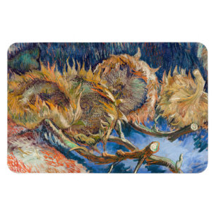 Magnet Flexible Vincent van Gogh - Quatre Tournesols Coupés