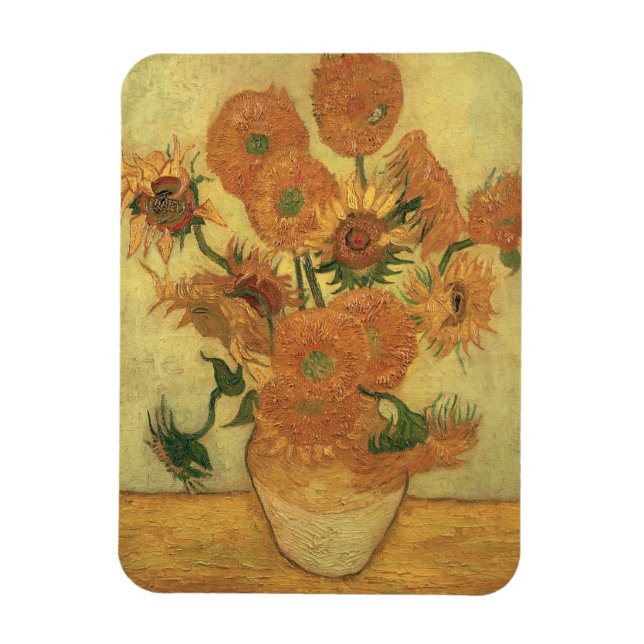 Magnet Flexible Vincent van Gogh | Sunflowers, 1889 (Vertical)
