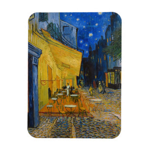 Magnet Flexible Vincent van Gogh - Terrasse de café la nuit