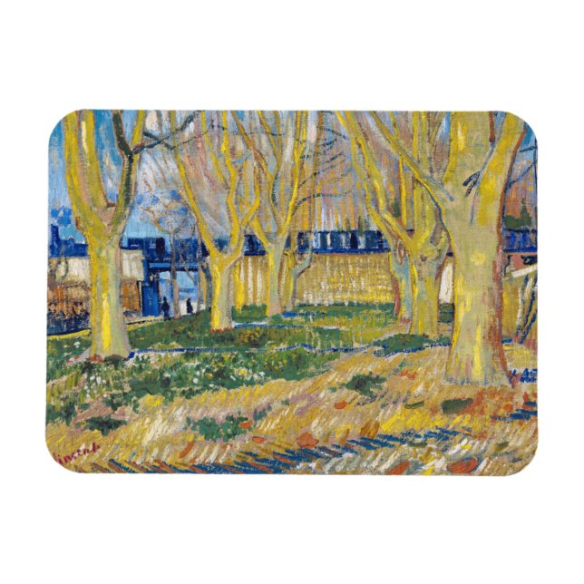 Magnet Flexible Vincent van Gogh - The Blue Train (Horizontal)