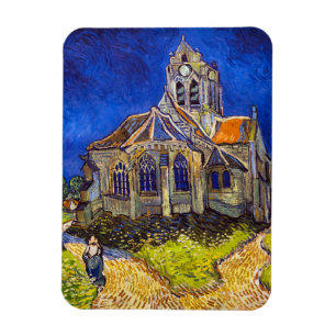 Magnet Flexible Vincent van Gogh - The Church at Auvers