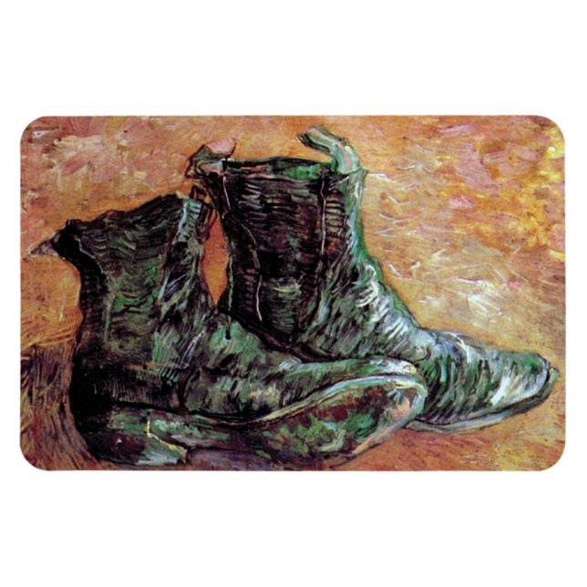 Magnet Flexible Vincent Van Gogh - Une paire de chaussures (Horizontal)