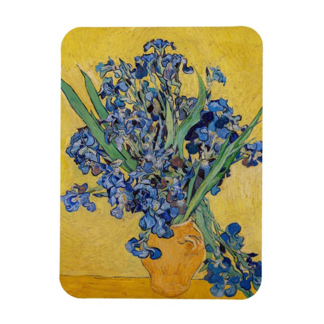 Magnet Flexible Vincent van Gogh - Vase avec iris (Vertical)
