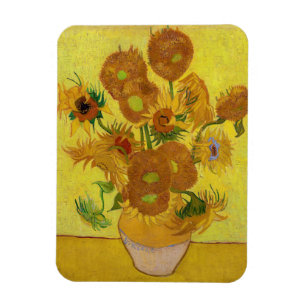 Magnet Flexible Vincent van Gogh - Vase avec quinze tournesols