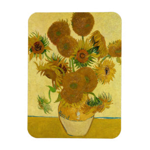 Magnet Flexible Vincent van Gogh - Vase avec quinze tournesols