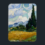 Magnet Flexible Vincent Van Gogh Wheat Field With Cypresses<br><div class="desc">Vincent Van Gogh Champ de blé avec Cyprès Art fin Un champ de roues avec Cyprès (parfois appelé Un Cornfield avec Cyprès) est l'une des trois peintures à l'huile similaires de 1889 par Vincent van Gogh, dans le cadre de sa série de champs de blé. Tous furent exécutés à l'asile...</div>
