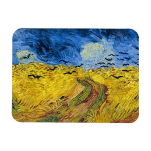 Magnet Flexible Vincent van Gogh - Wheatfield with Crows