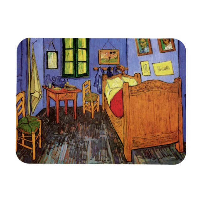 Magnet Flexible Vincent's Bedroom in Arles by Vincent van Gogh (Horizontal)