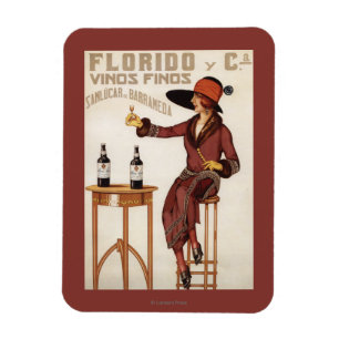 Magnet Flexible Vins de Florido Finos - Sanlucar de Barrameda