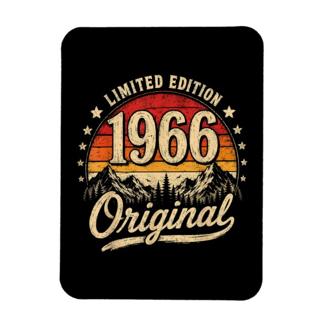 Magnet Flexible vintage 1966 édition limitée originale (Vertical)