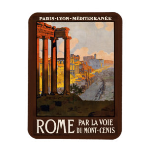 Magnet Flexible Vintage aimant Rome Italie
