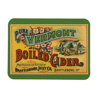 Magnet Flexible Vintage Brattleboro Jelly Cider bouilli Vermont