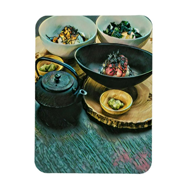 Magnet Flexible Vintage cadeau sushi (Vertical)