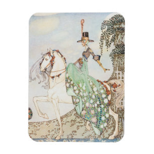 Magnet Flexible Vintage Conte de Fées, Princesse Minette, Kay Niel