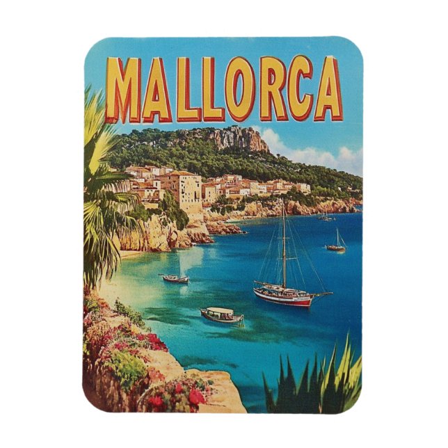 Magnet Flexible Vintage de Majorque (Vertical)