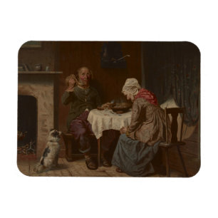 Magnet Flexible Vintage demander une Bénédiction Lithographie