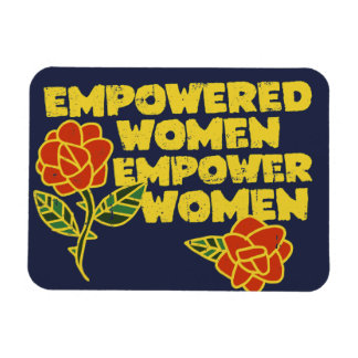 Magnet Flexible Vintage Empowered Women Empower Women Feminist Art