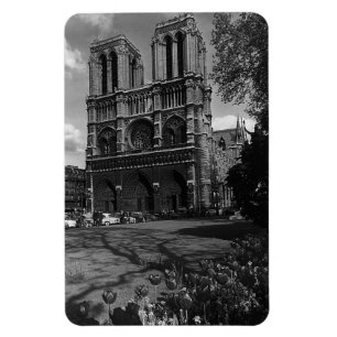 Magnet Flexible Vintage France Paris Cathédrale Notre-Dame 1970