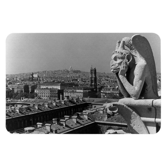 Magnet Flexible Vintage France Paris Notre Dame (Horizontal)