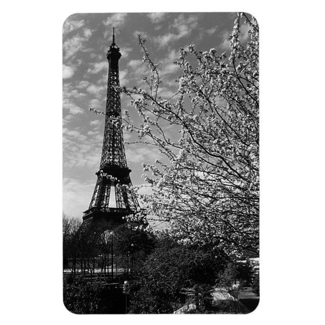Magnet Flexible Vintage France Paris Tour Eiffel 1970 (Vertical)
